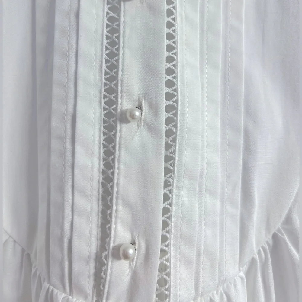 Zara Elegant White Blouse - Picture 5 of 5